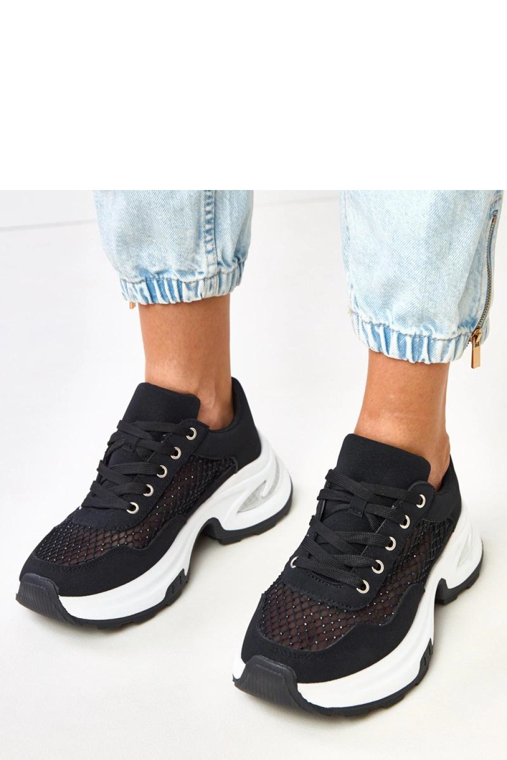 Buty Sportowe Model Inga SL-A53 Black - Solea - obrazek 4