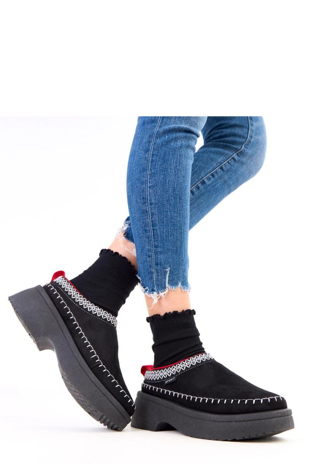 Kapcie Model Serena 777-15 Black - Solea - obrazek 3