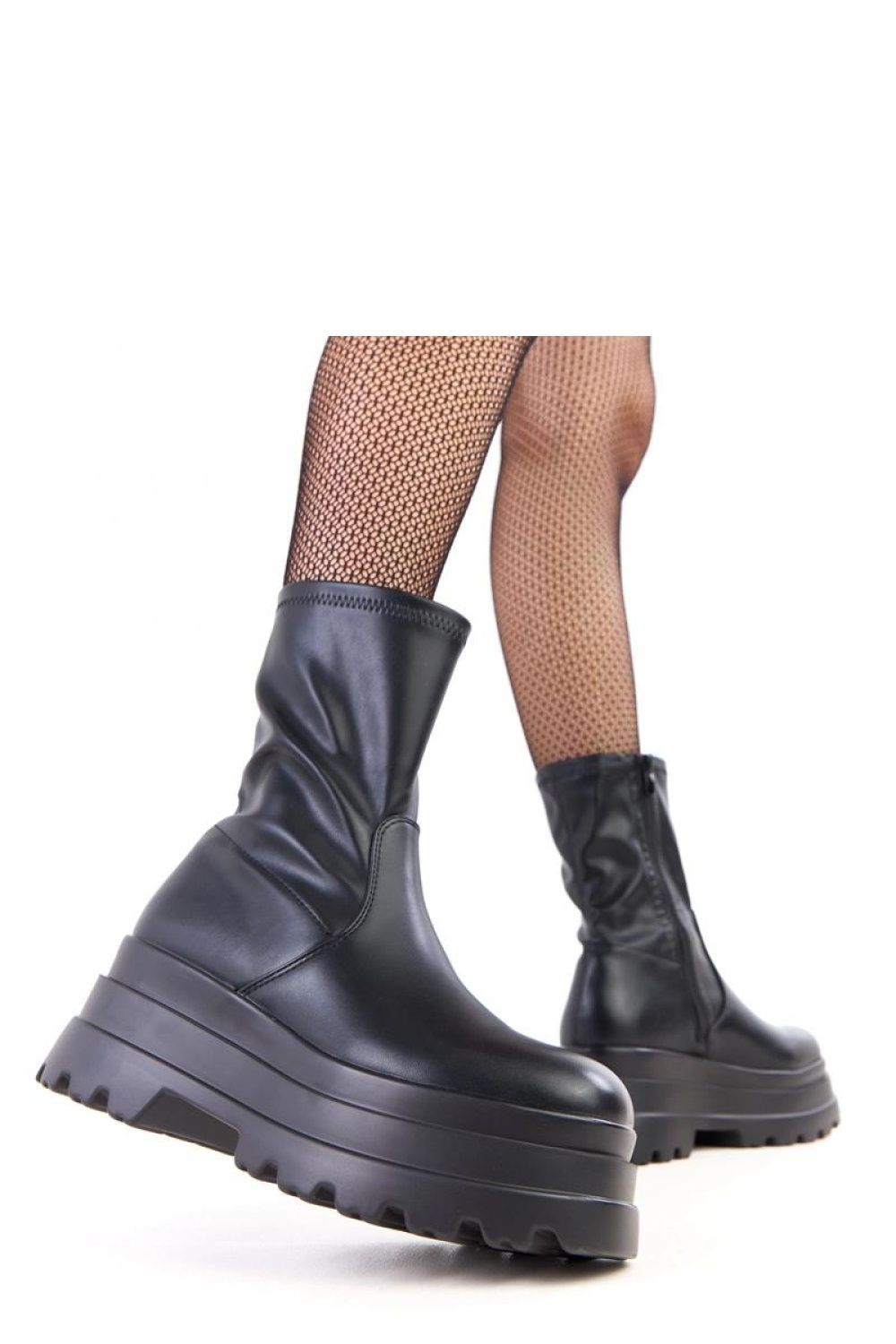 Botki Model Arison E8608 Black - Solea - obrazek 3