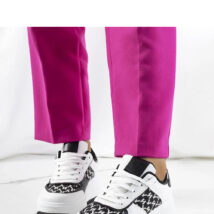 Białe sneakersy na wysokiej podeszwie Valpara – Solea