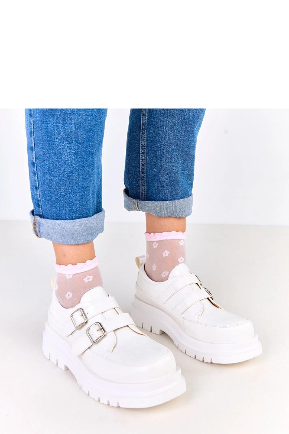 Półbuty Model Juke C21-80720 White - Solea - obrazek 2