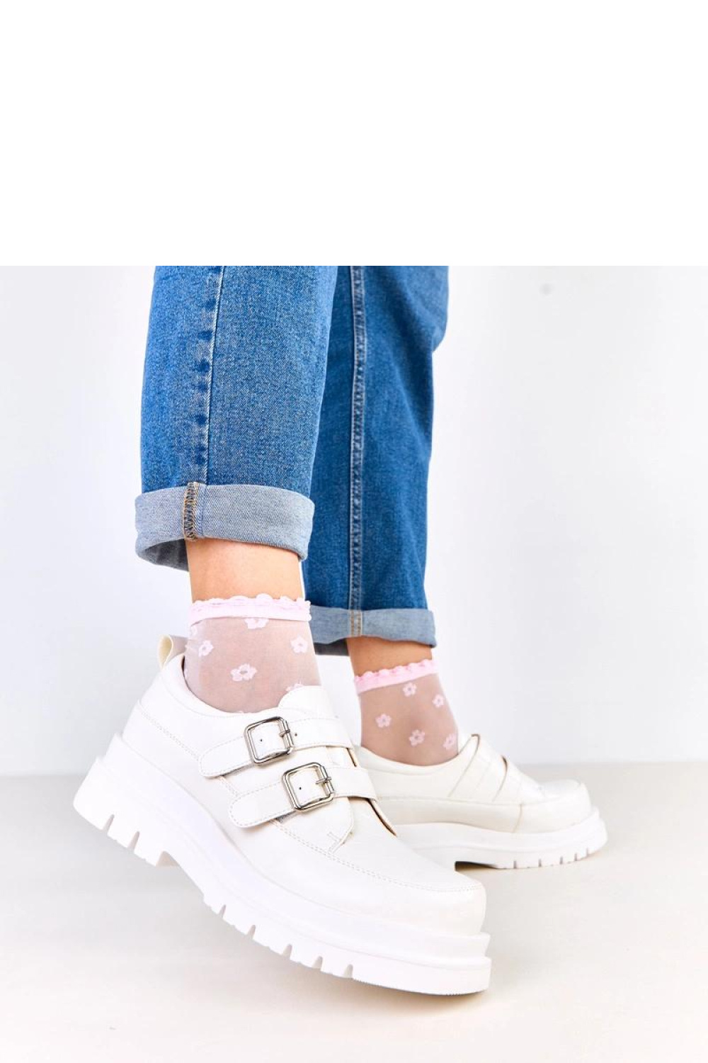 Półbuty Model Juke C21-80720 White - Solea - obrazek 3