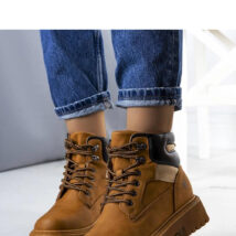 Brązowe ocieplane traperki Nadel – Solea