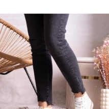 Białe wysokie trampki z siateczki błyszczącej Ranifali – Solea