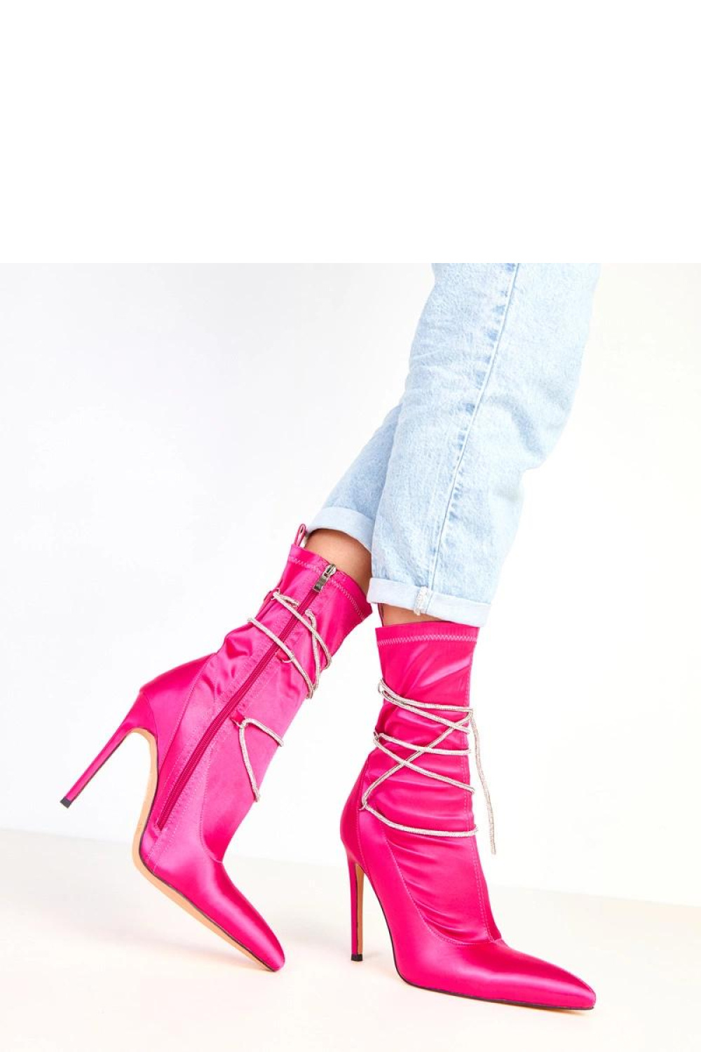 Botki Model Tolnai K370 Pink - Solea - obrazek 3