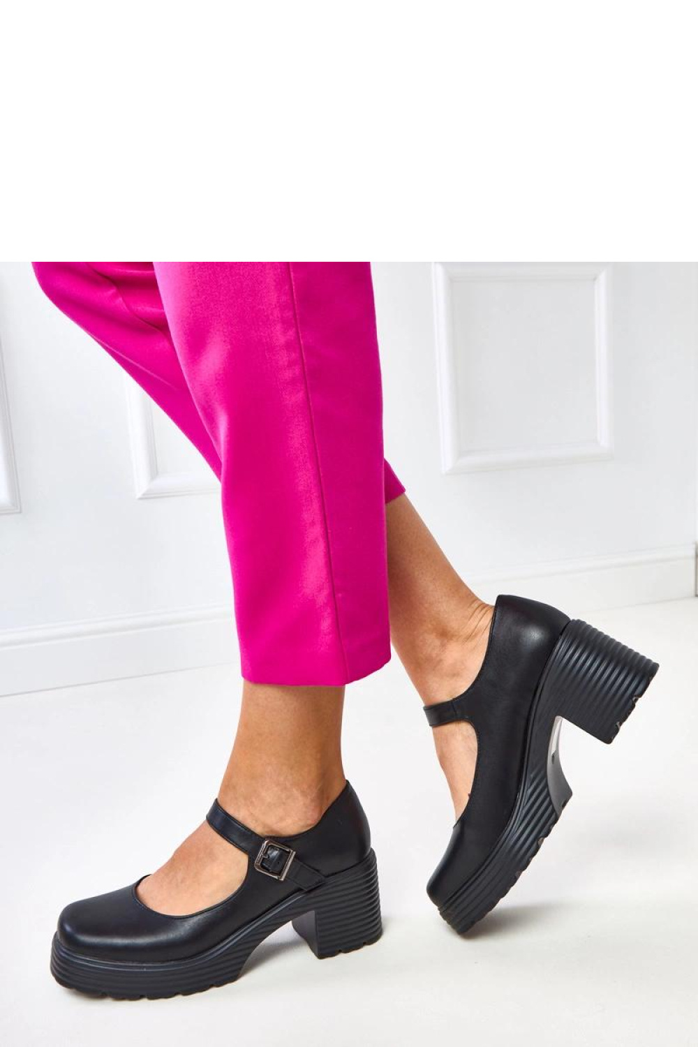 Półbuty Model Jelisa YESY001 Black - Solea - obrazek 3