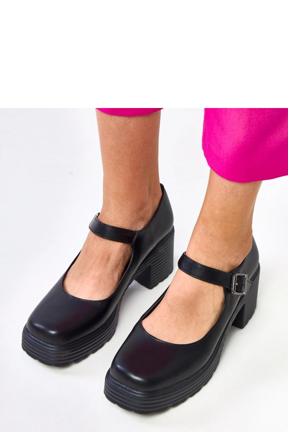 Półbuty Model Jelisa YESY001 Black - Solea - obrazek 4