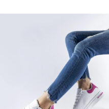 Biało-różowe sneakersy Leland – Solea
