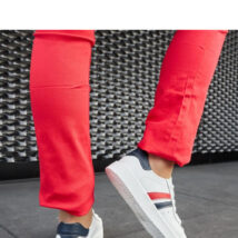 Białe skórzane wiązane sneakersy Camilla – Solea