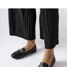 Czarne ozdobne mokasyny Docherty – Solea