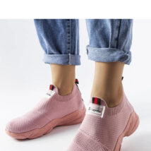 Różowe wsuwane buty sportowe damskie Greco – Solea