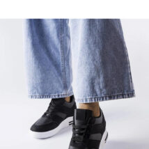 Czarne sneakersy na koturnie CinqMars – Solea