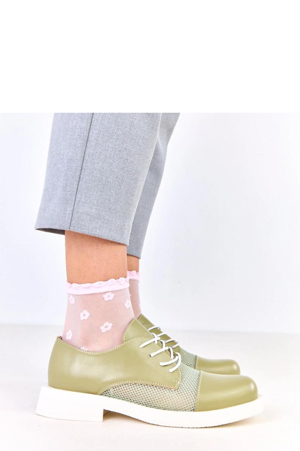 Półbuty Model Moris A21-8313 Green - Solea - obrazek 2