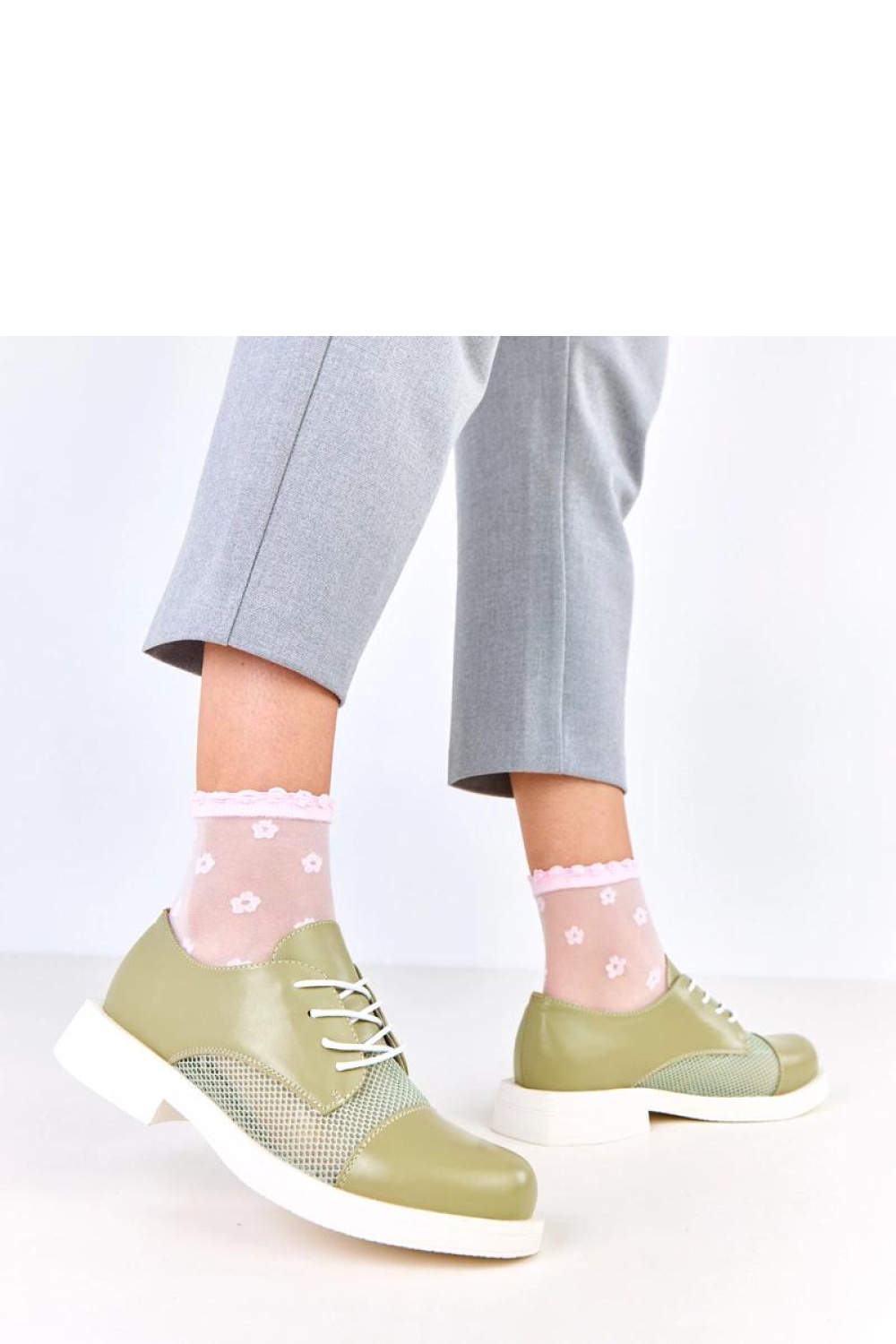 Półbuty Model Moris A21-8313 Green - Solea - obrazek 3