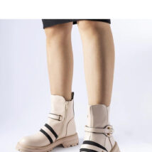 Beżowe ocieplane botki Laderoute – Solea