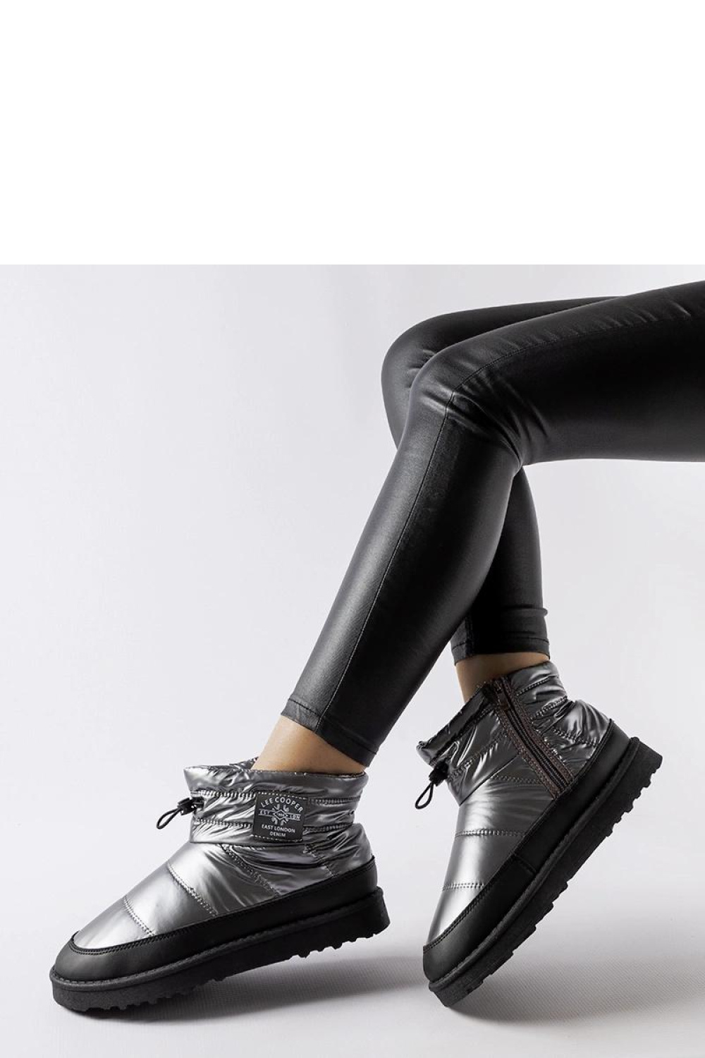 Szare śniegowce Lee Cooper LCJ-23-44-1966L - Solea - obrazek 2