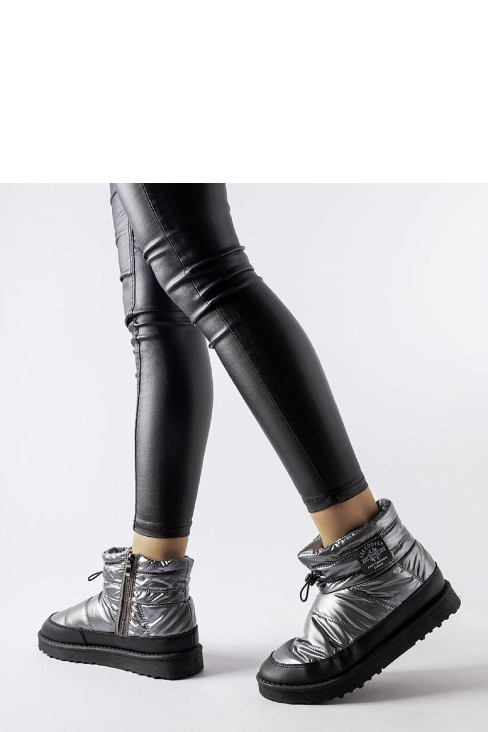 Szare śniegowce Lee Cooper LCJ-23-44-1966L - Solea - obrazek 3