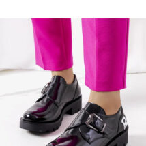 Czarne półbuty Lens – Solea