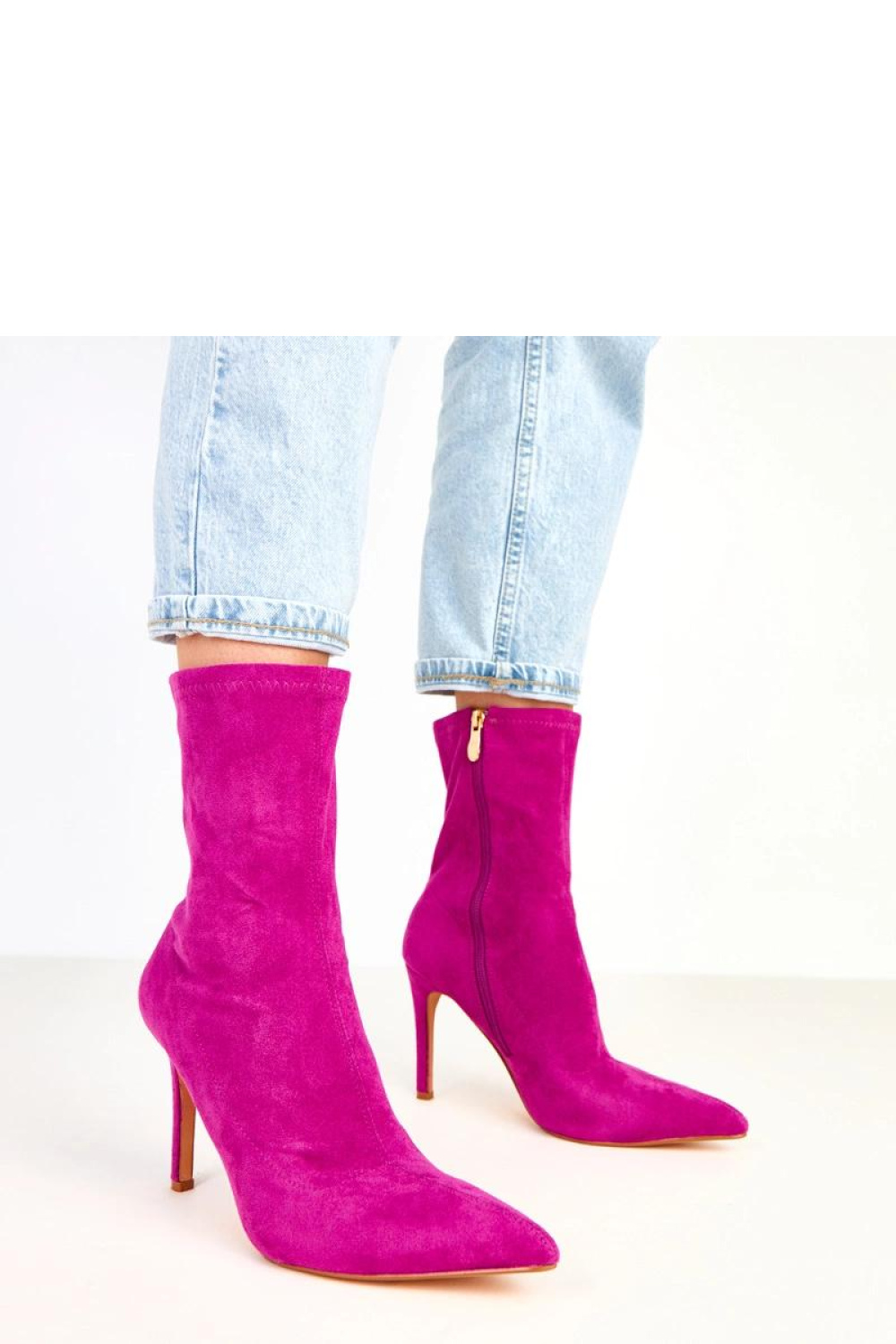 Botki Model Tennille AX-121 Violet - Solea