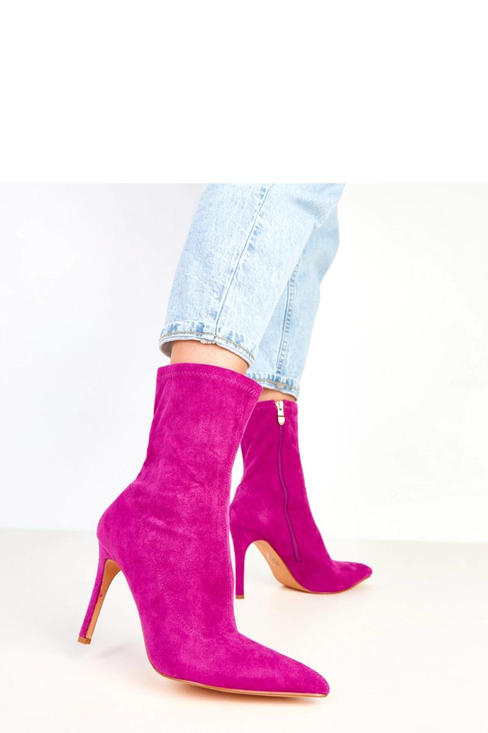 Botki Model Tennille AX-121 Violet - Solea - obrazek 3