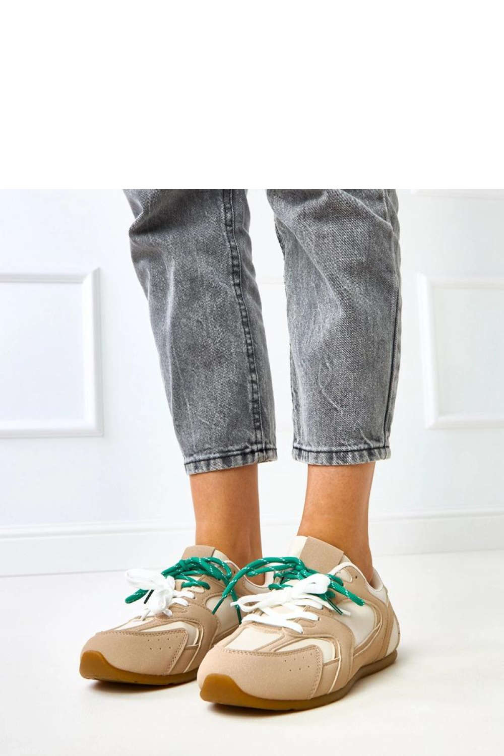 Buty Sportowe Model Casey C2044-8 Beige - Solea - obrazek 2