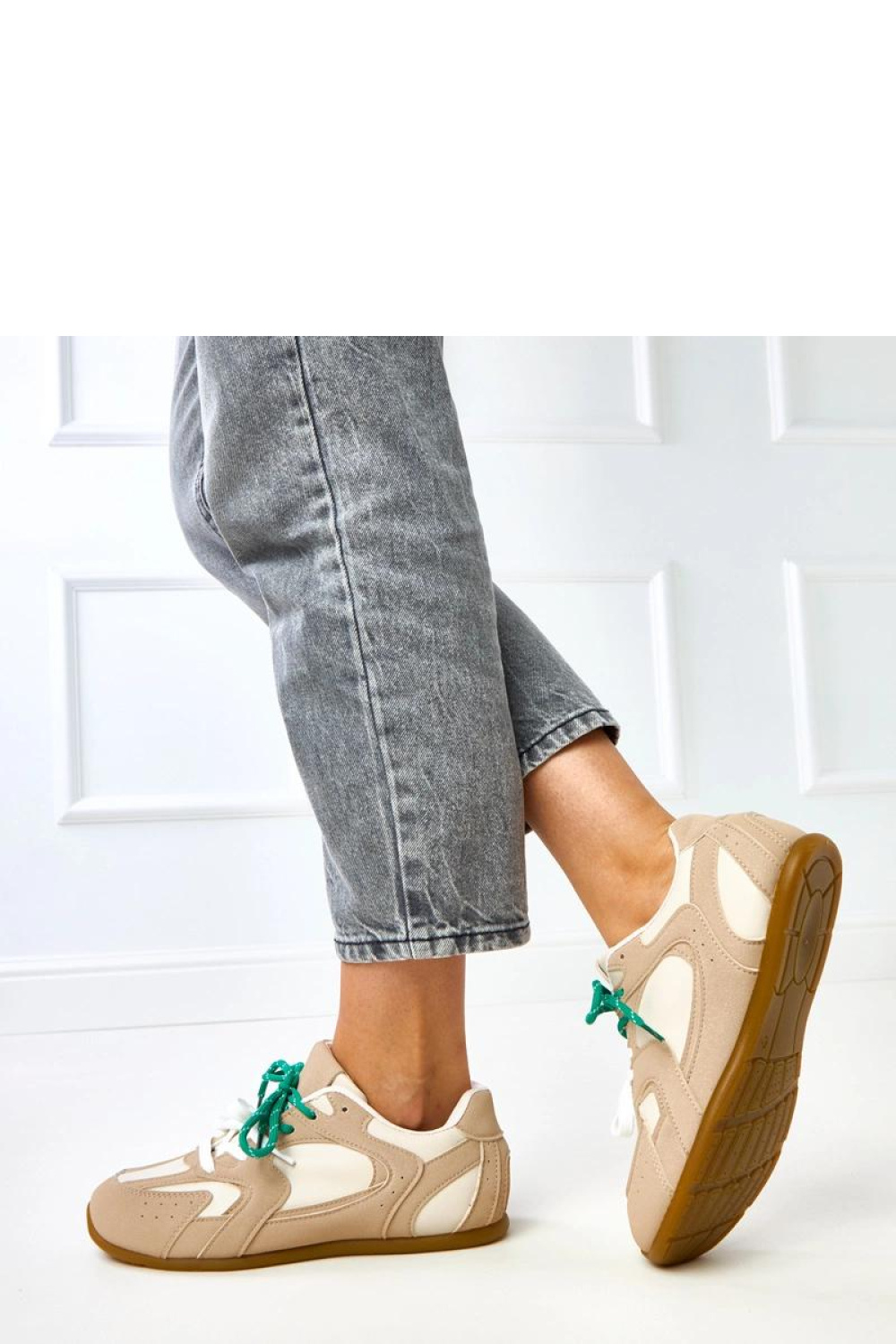 Buty Sportowe Model Casey C2044-8 Beige - Solea - obrazek 3