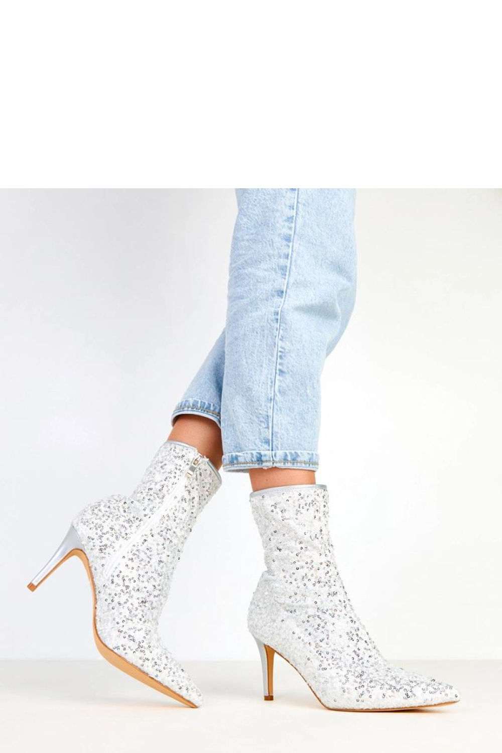 Botki Model Venda SXX-16 Silver - Solea - obrazek 2