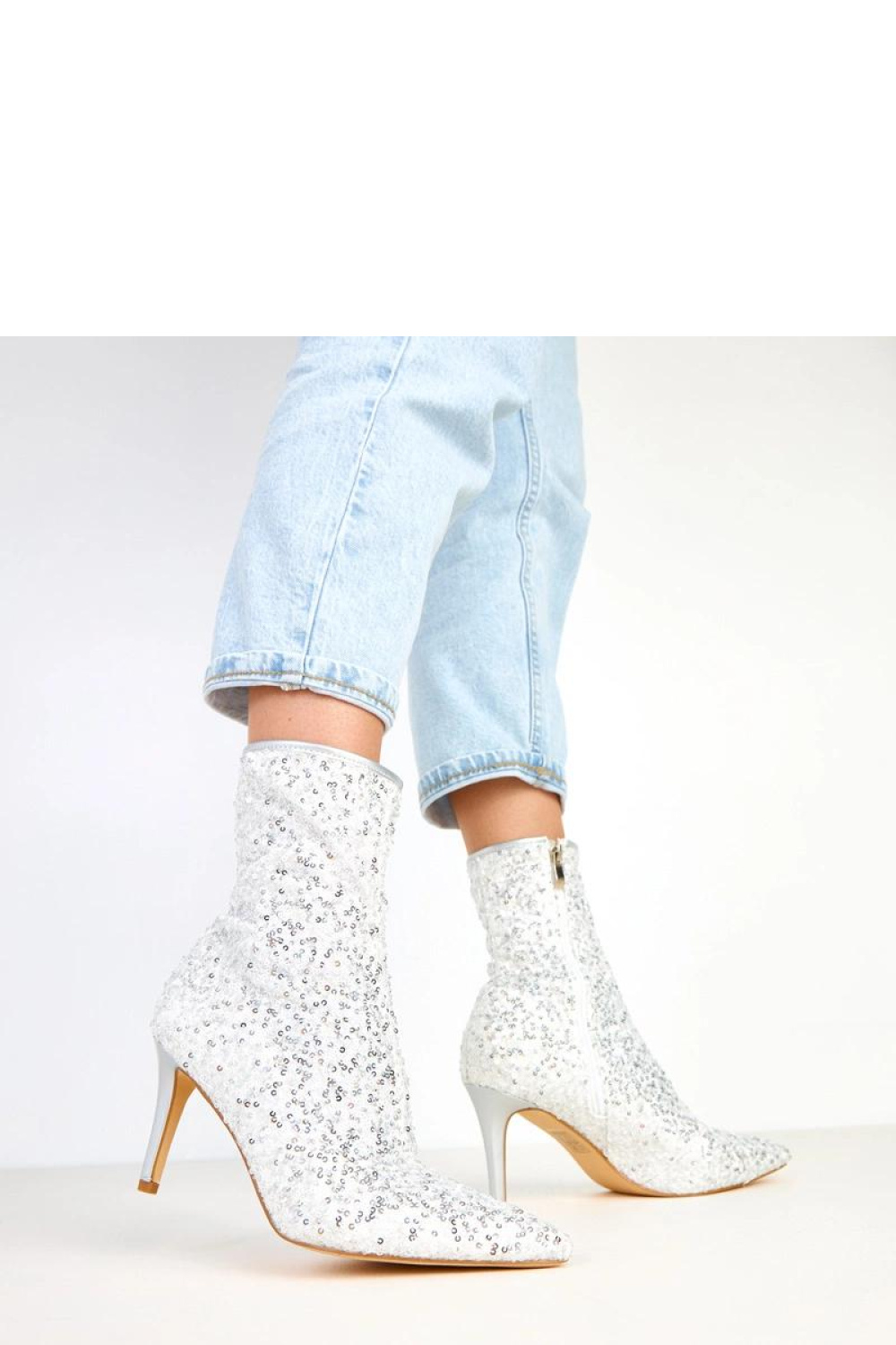 Botki Model Venda SXX-16 Silver - Solea - obrazek 3