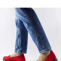 Czerwone lekkie mokasyny Kheda – Solea