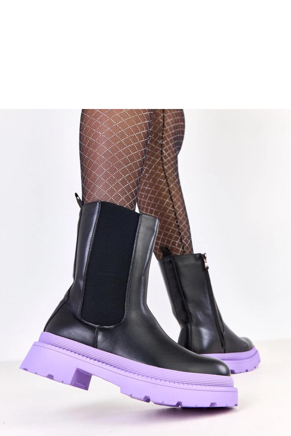 Botki Model Fortley D89516-5 Black - Solea - obrazek 3