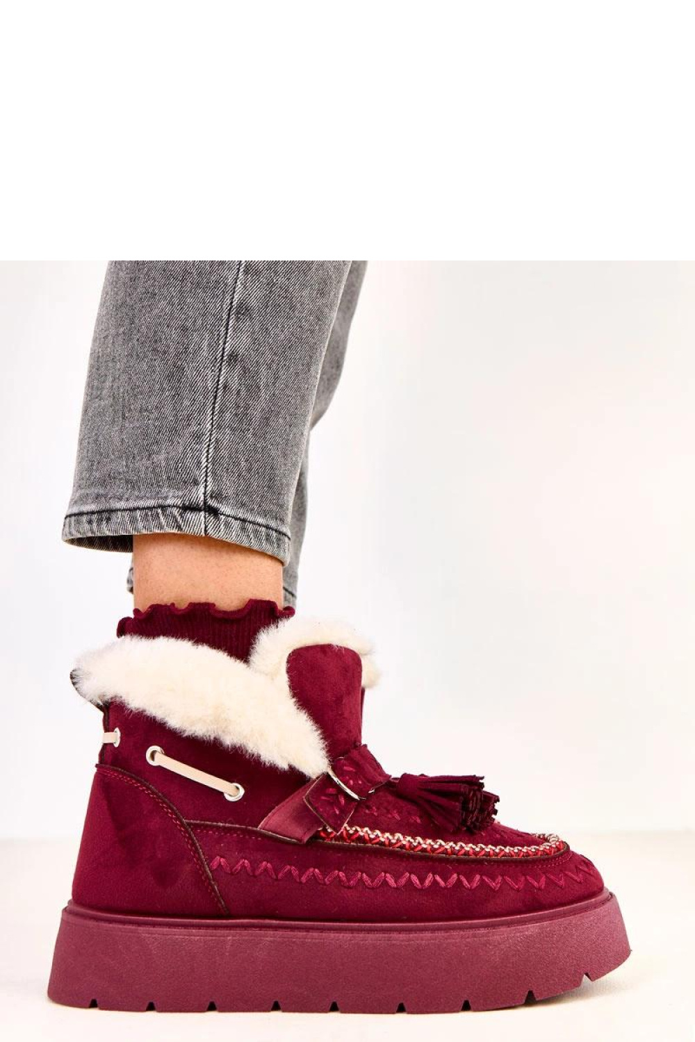 Śniegowce Model Maurisa C2068-6 Bordo - Solea - obrazek 2