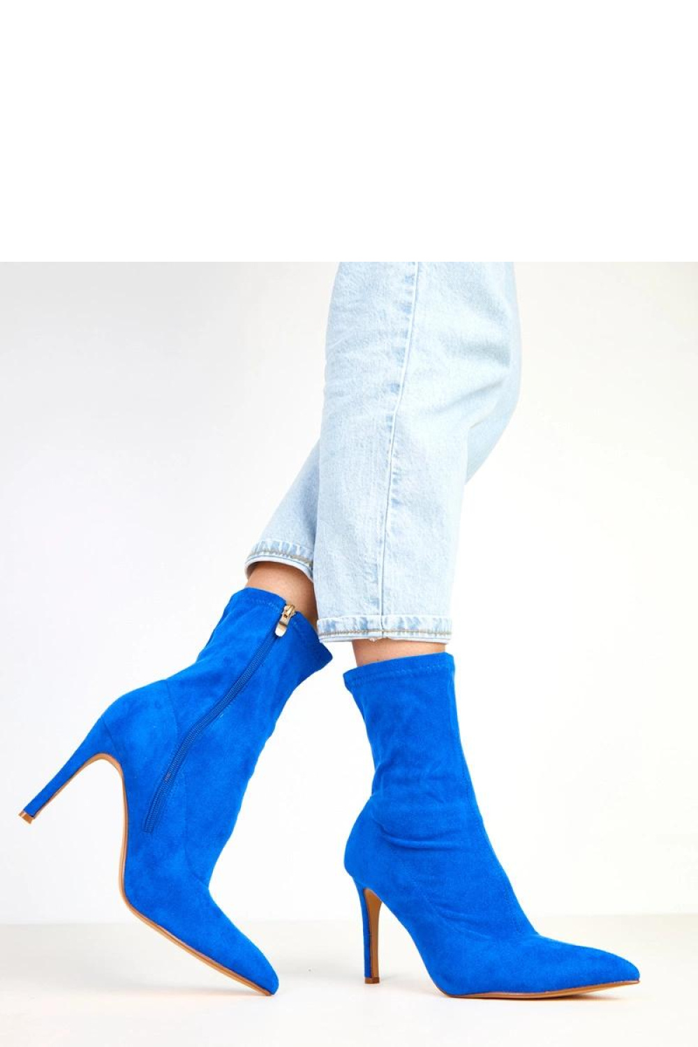 Botki Model Tennille AX-121 Blue - Solea - obrazek 2