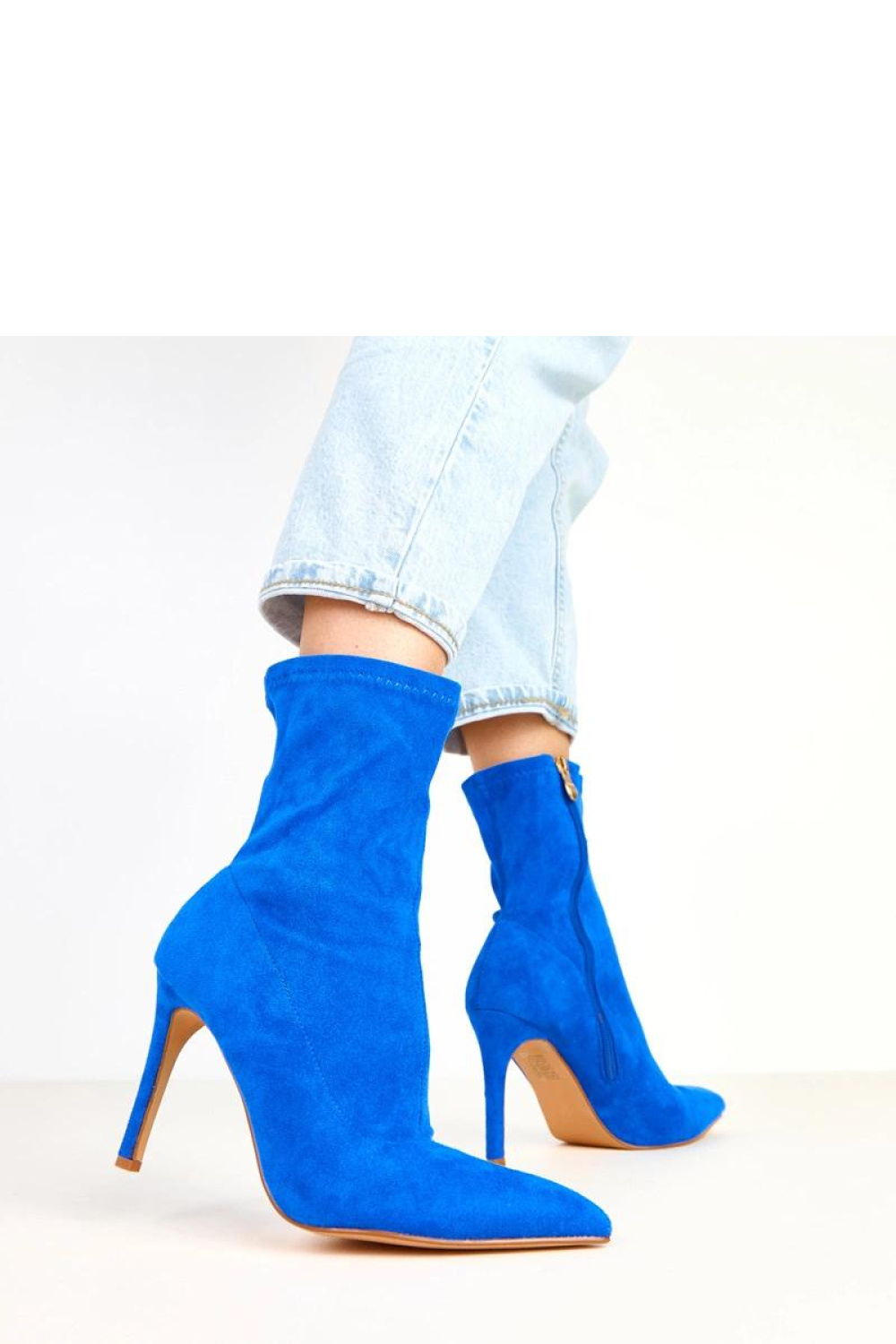 Botki Model Tennille AX-121 Blue - Solea - obrazek 3