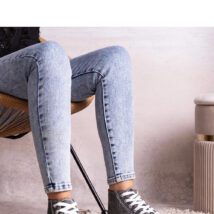 Czarne wysokie trampki z siateczki błyszczącej Ranifali – Solea