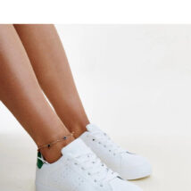 Biało-zielone sneakersy Akila – Solea