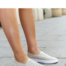 Beżowe wsuwane tenisówki Hilal – Solea