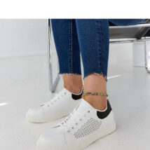 Białe ażurowe sneakersy Semhar – Solea