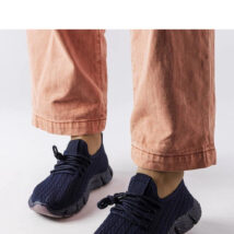Granatowe sportowe sneakersy Élodie – Solea