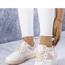 Biało-różowe damskie sneakersy Marcella – Solea