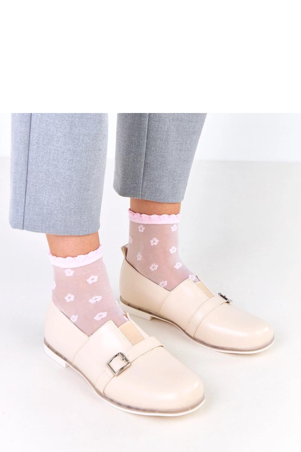 Półbuty Model Klensi C21-8661 Beige - Solea