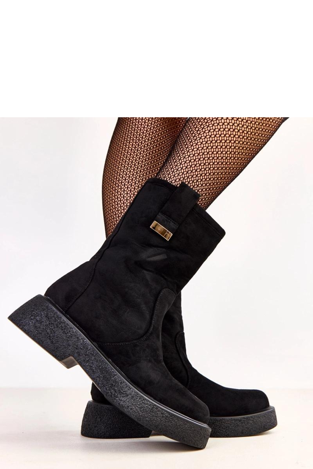 Botki Model Mileda LEI-85 Black - Solea - obrazek 4