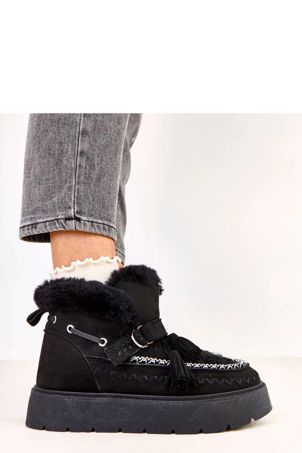 Śniegowce Model Maurisa C2068-1 Black - Solea - obrazek 2