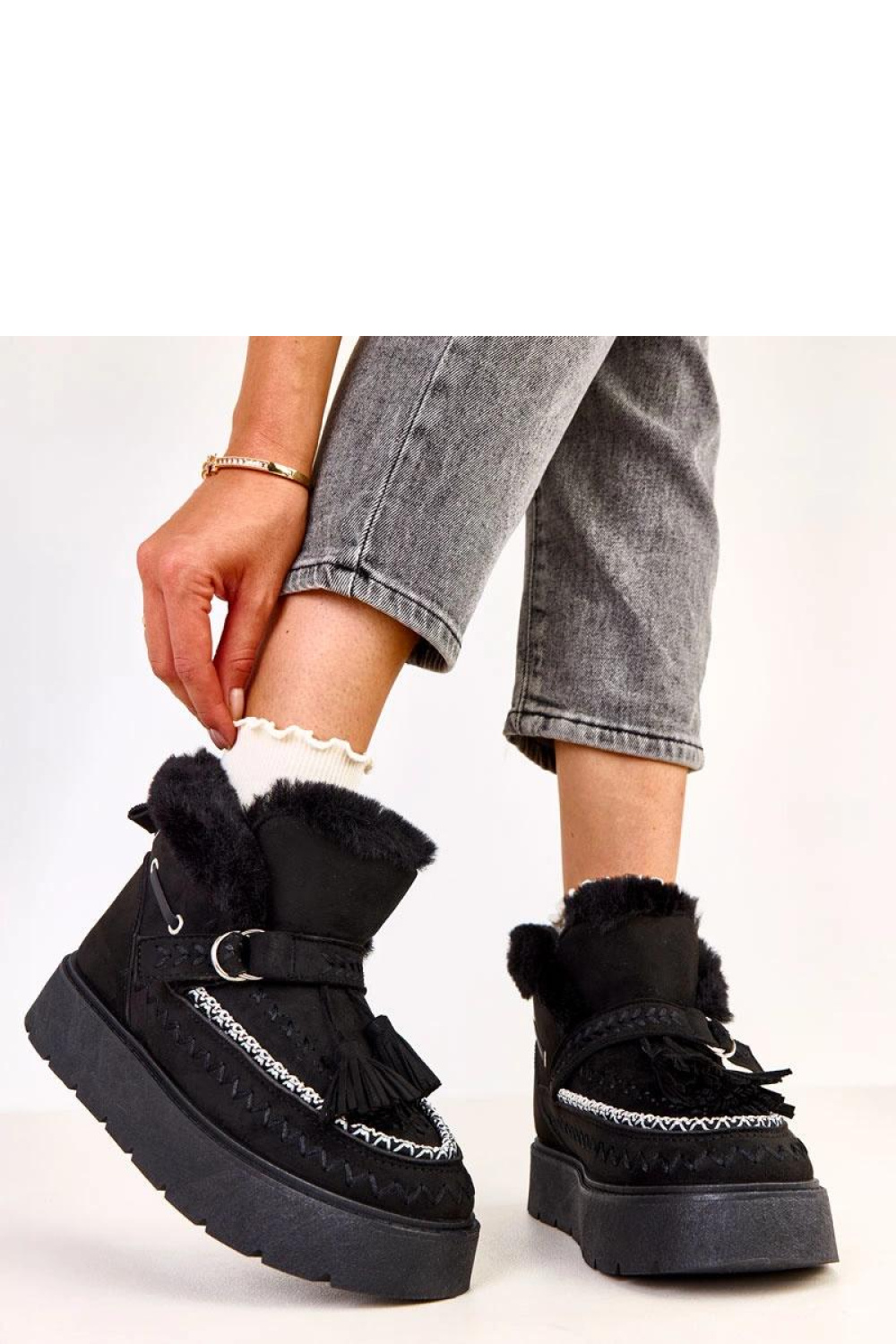 Śniegowce Model Maurisa C2068-1 Black - Solea - obrazek 3