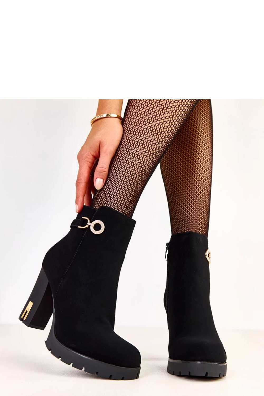 Botki Model Verona E8603 Black - Solea - obrazek 3