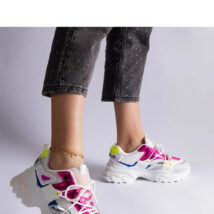 Biało-rózowe sneakersy sportowe Sulamita – Solea