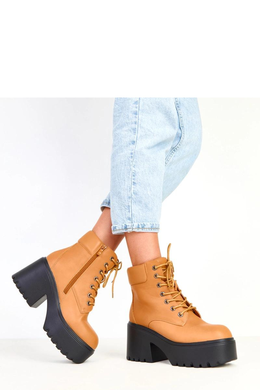 Botki Model Janja 6619-2 Brown - Solea - obrazek 2