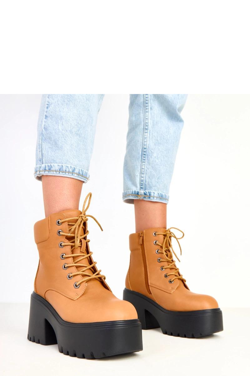 Botki Model Janja 6619-2 Brown - Solea - obrazek 4