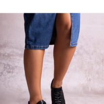 Czarne ażurowe trampki Safune – Solea