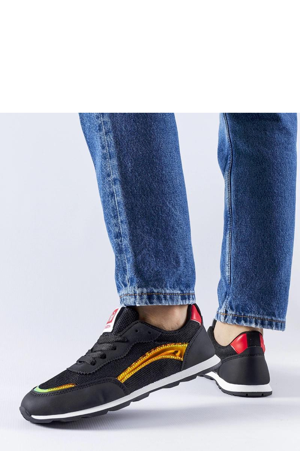 Czarne sportowe sneakersy Caviour - Solea - obrazek 2