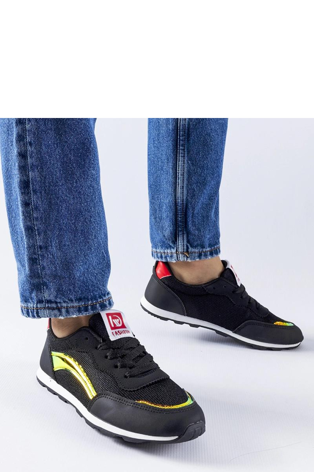 Czarne sportowe sneakersy Caviour - Solea - obrazek 3